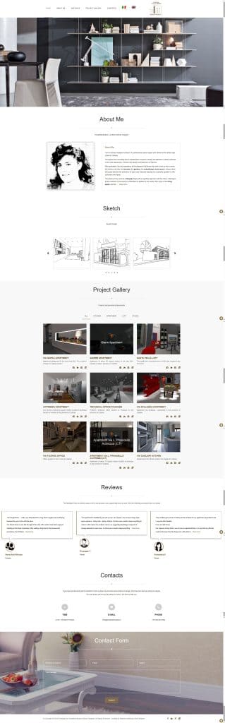 Sito Web Architetto Antonella Micalizzi immagine sito web antonellamicalizzi.it architetto a catania